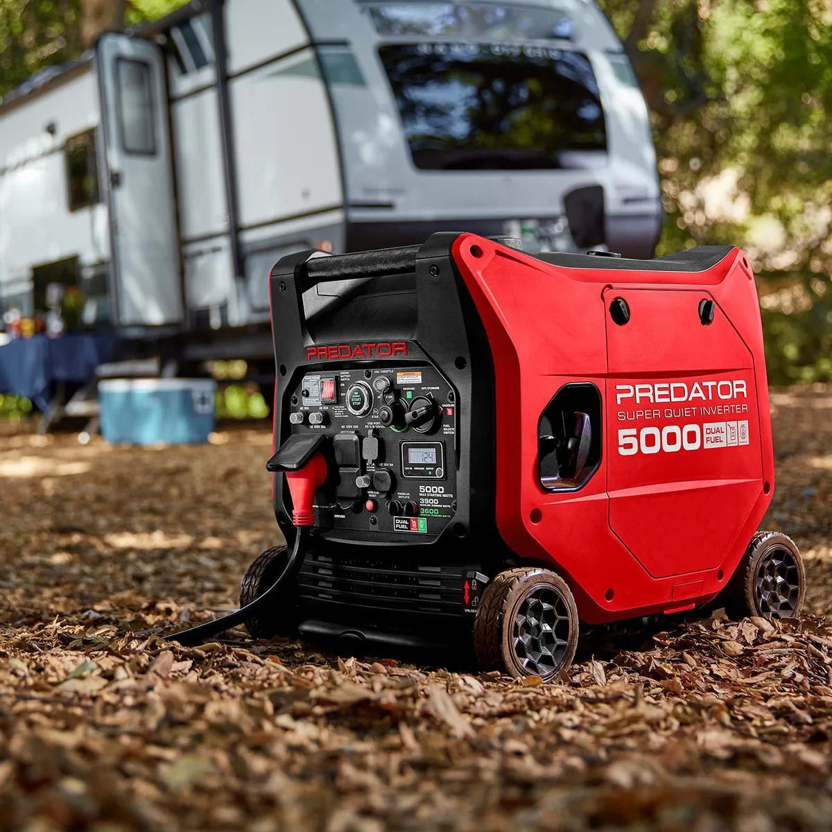 Predator 5000 Watt Dual-Fuel Super Quiet Inverter Generator With Remote Start And Co Secure Technology, 49-State Compliant