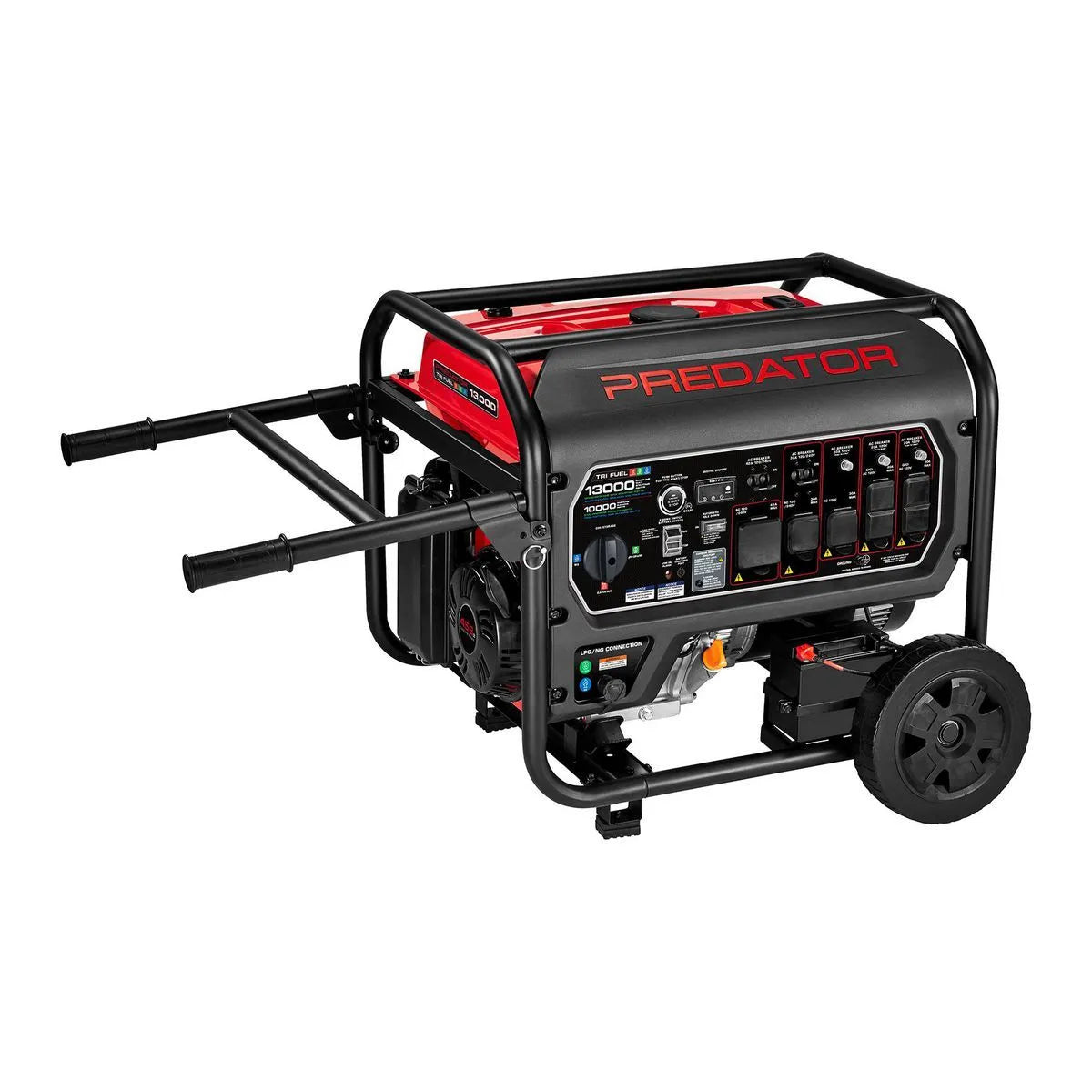 PREDATOR 13,000 Watt Tri-Fuel Portable Generator