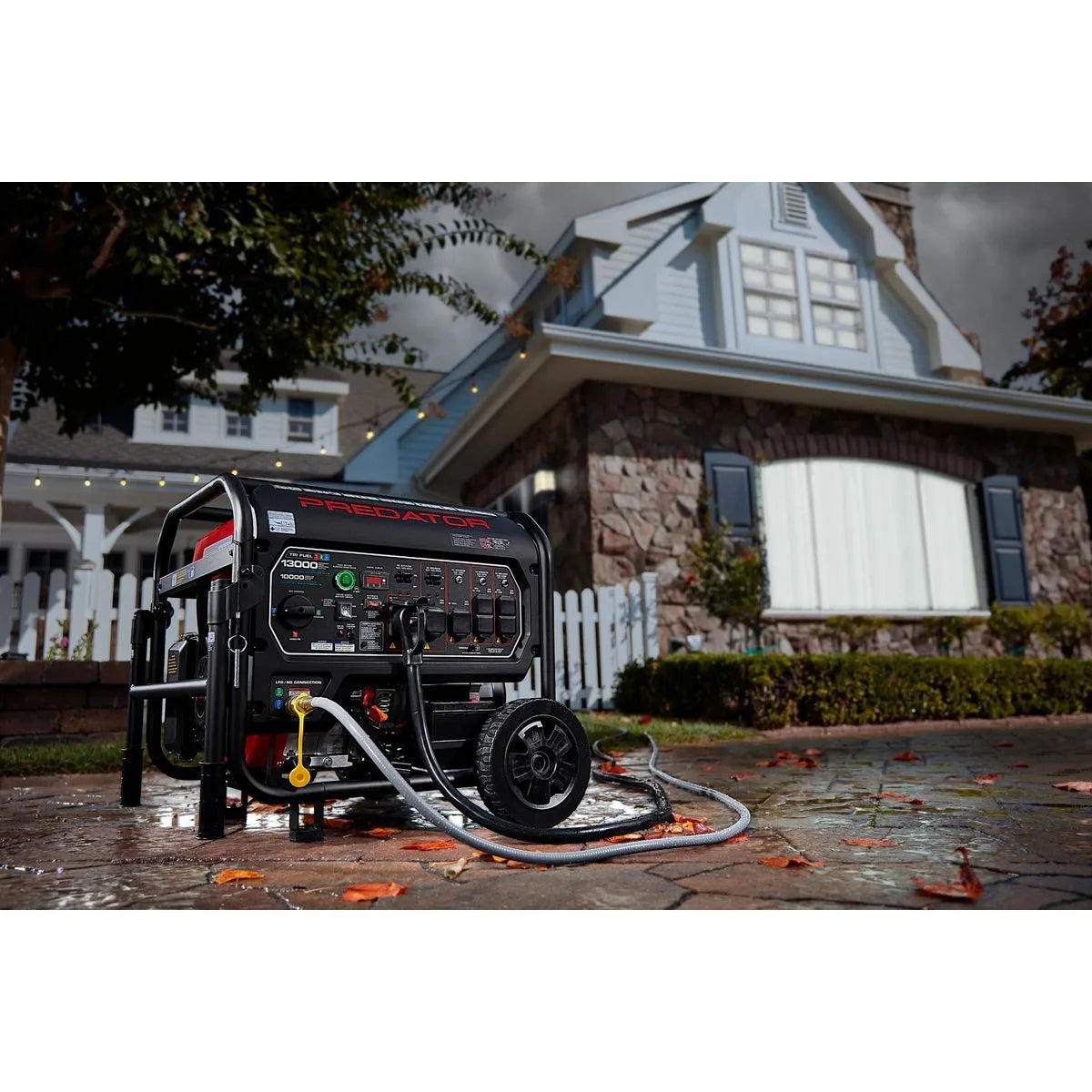 PREDATOR 13,000 Watt Tri-Fuel Portable Generator