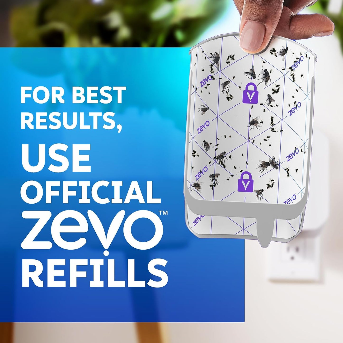 Zevo Flying Insect Trap for Fruit Flies & Gnats