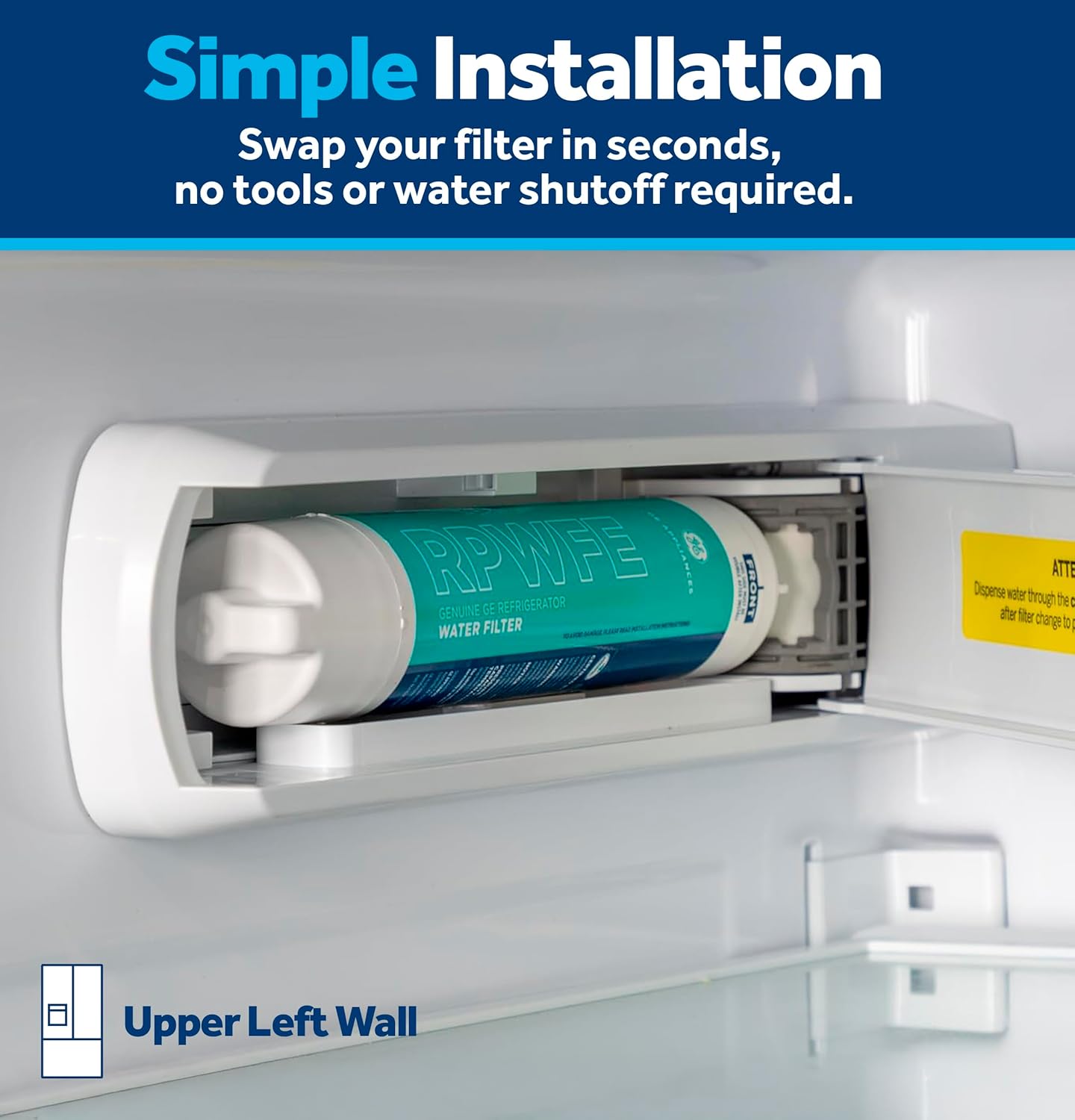 Refrigerator Water Filter GE RPWFE Replacement