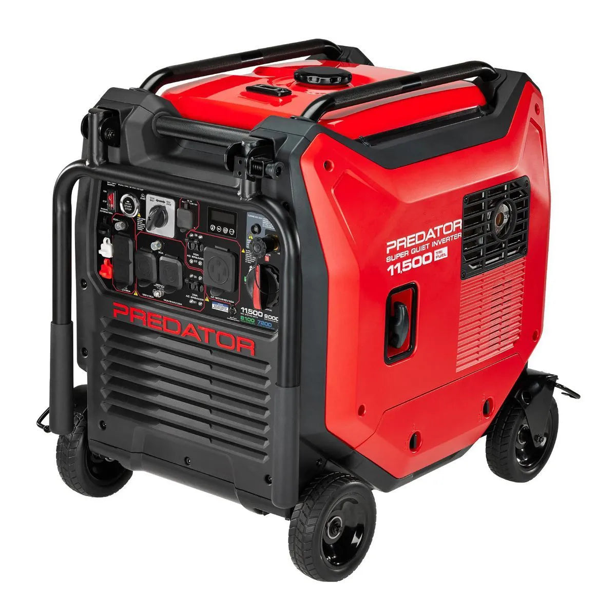 Predator 11,500 Watt Tri-Fuel Super Quiet Inverter Generator With Remote Start And Co Secure Technology