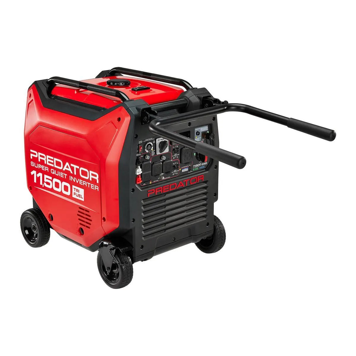 Predator 11,500 Watt Tri-Fuel Super Quiet Inverter Generator With Remote Start And Co Secure Technology