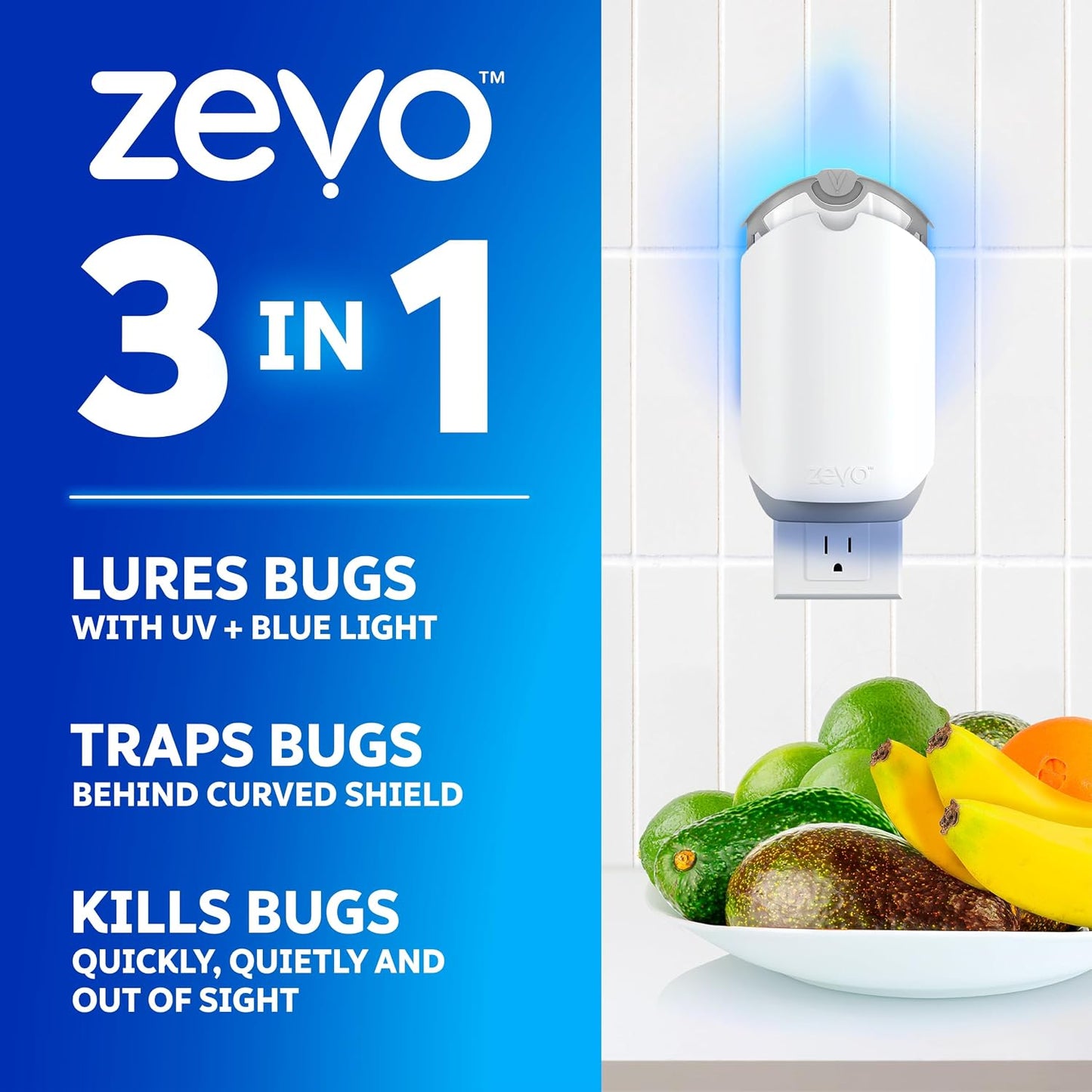 Zevo Flying Insect Trap for Fruit Flies & Gnats