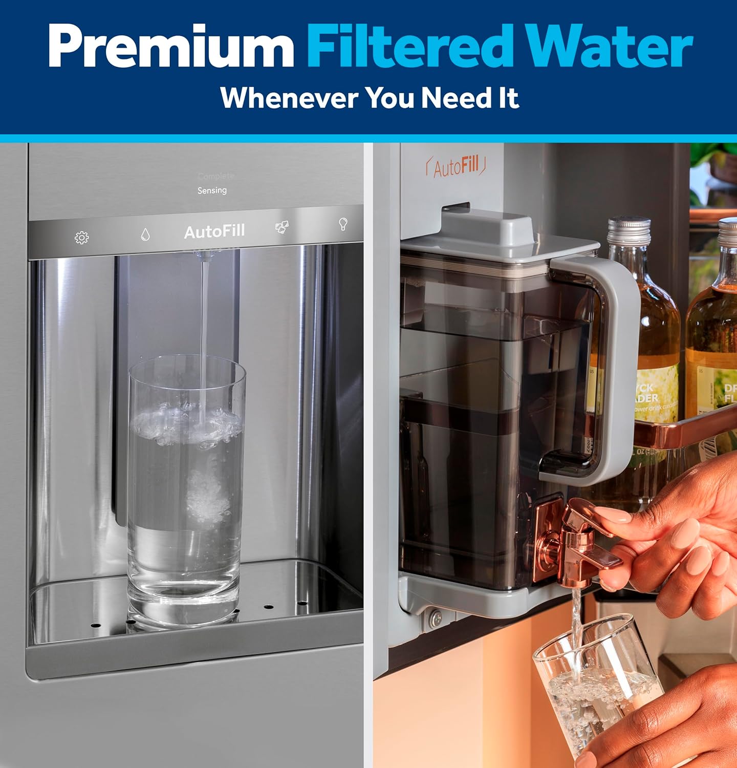 Refrigerator Water Filter Replacement Compatible with GE XWFE