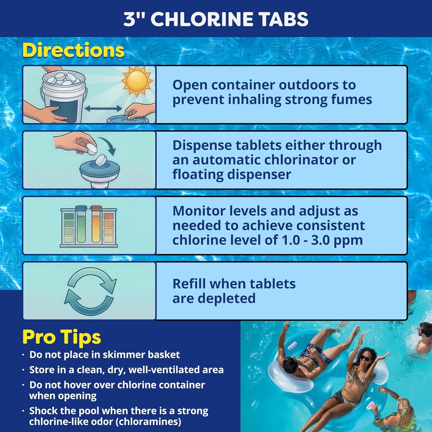 In The Swim Cal-Hypo Pool Shock and Chlorine Tablets Small Bundle