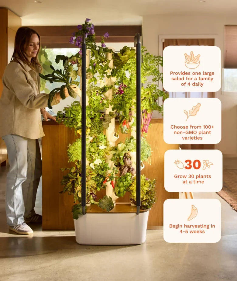 Gardyn Hydroponics Growing System 4.0 & Vertical Garden Planter Indoor Smart Garden