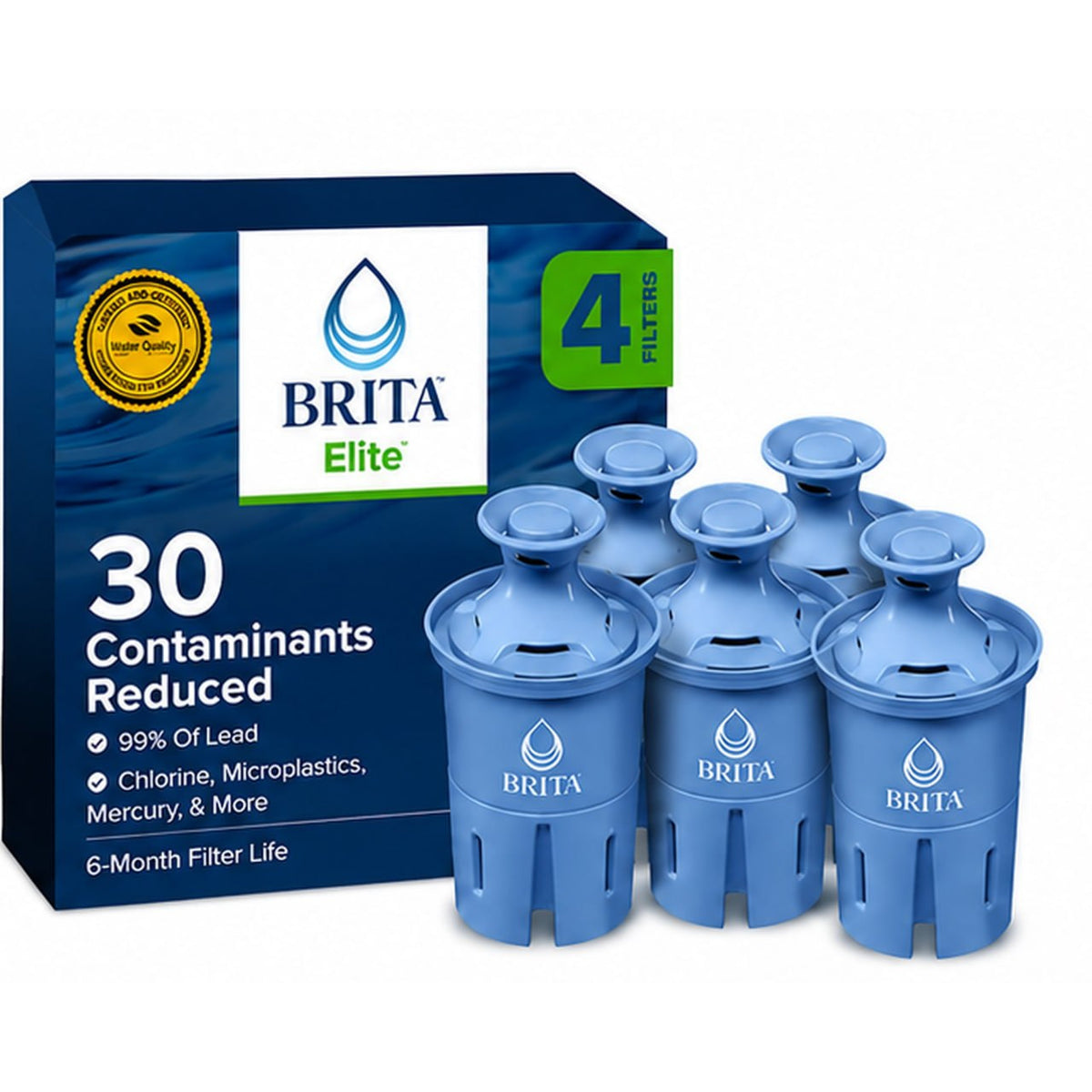 Brita Elite Replacement Water Filter for Pitchers & Dispensers