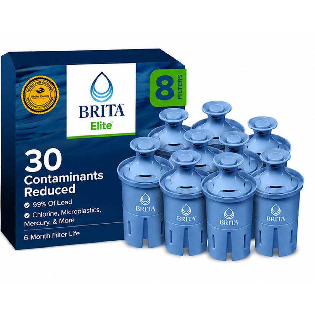 Brita Elite Replacement Water Filter for Pitchers & Dispensers